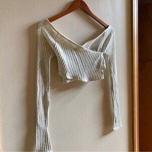 FP movement grey ribbed top